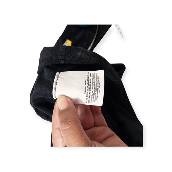 Nike Pro Dri Fit Quarter Zip Up Black Royal Print SZ XS Long Sleeve Shirt - Picture 3 of 7